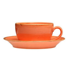 Чашка SEASONS Orange  200мл з блюдцем