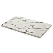 Блюдо меламінове білий мармур Stone Effect 53*32.5